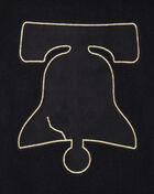 PRO STANDARD Black and Gold Philadelphia 76ers Varsity Jacket BP76513719-JBK Black 5