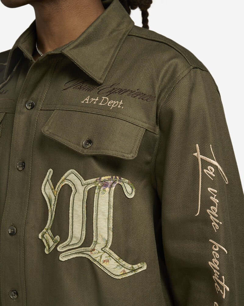 Smoke Rise Tapestry Overshirt WH24595SN-THY Green 3