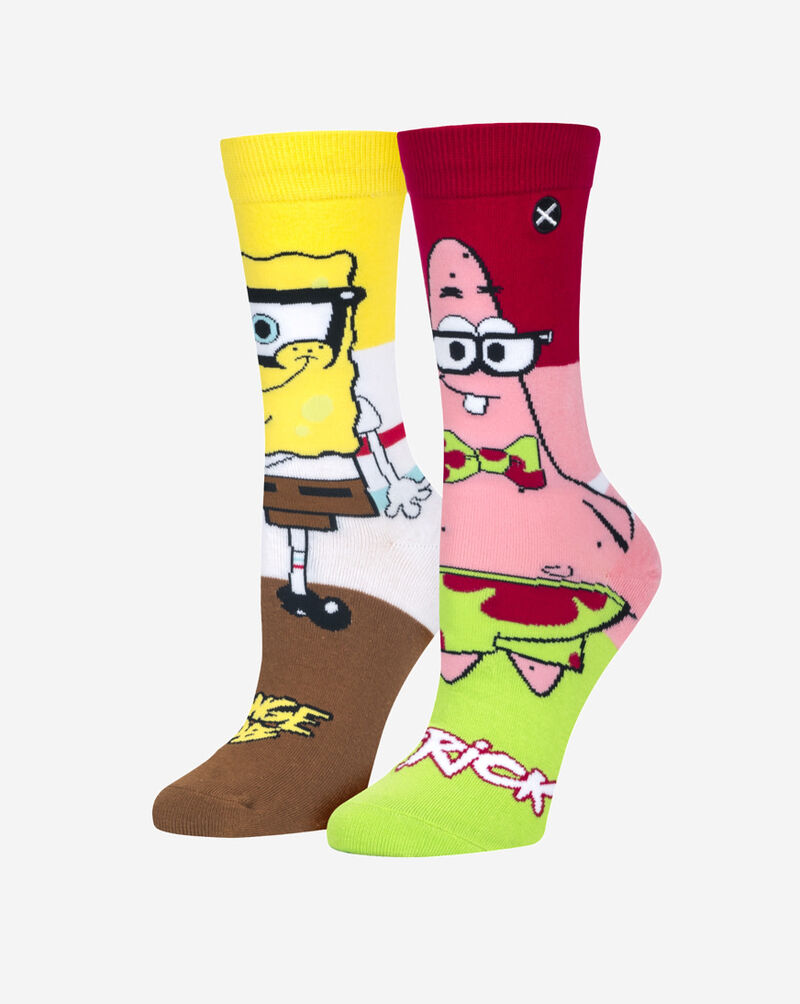 Odd Sox Spongebob Nerd Pants Socks (L) OSSBNERDS Multi 1