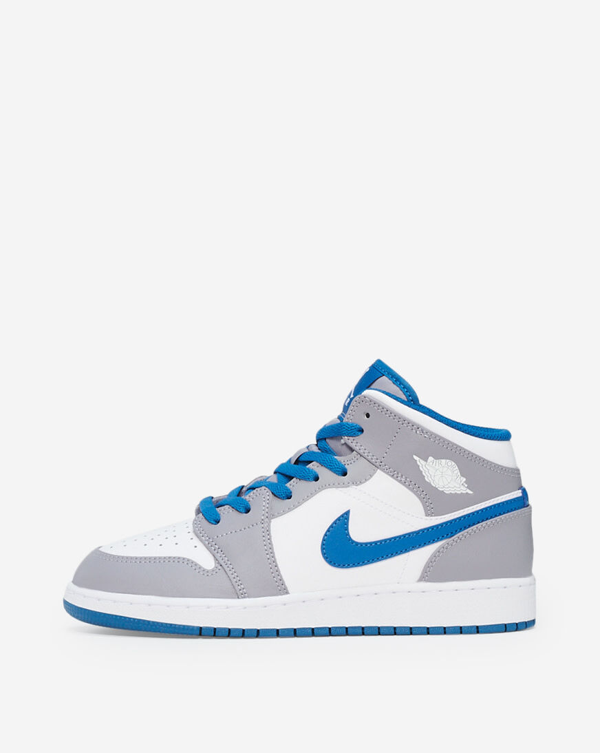 air jordan 1 mid composition notebook snipes