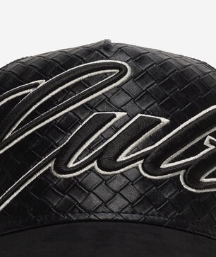 Woven Mesh Back Trucker Hat