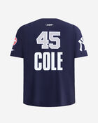 PRO STANDARD Big Boys' New York Yankees Gerrit Cole #45 Classic Player Taping Tee LNYB1315592-MDN Blue 2