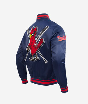 St. Louis Cardinals Retro Mash Up Rib Satin Jacket 