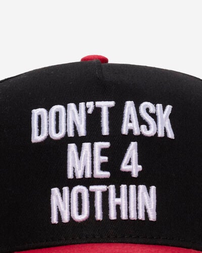 Don't Ask Me Varsity 2 Tone Twill Trucker Hat Don't Ask Me Varsity 2 Tone Twill Trucker Hat