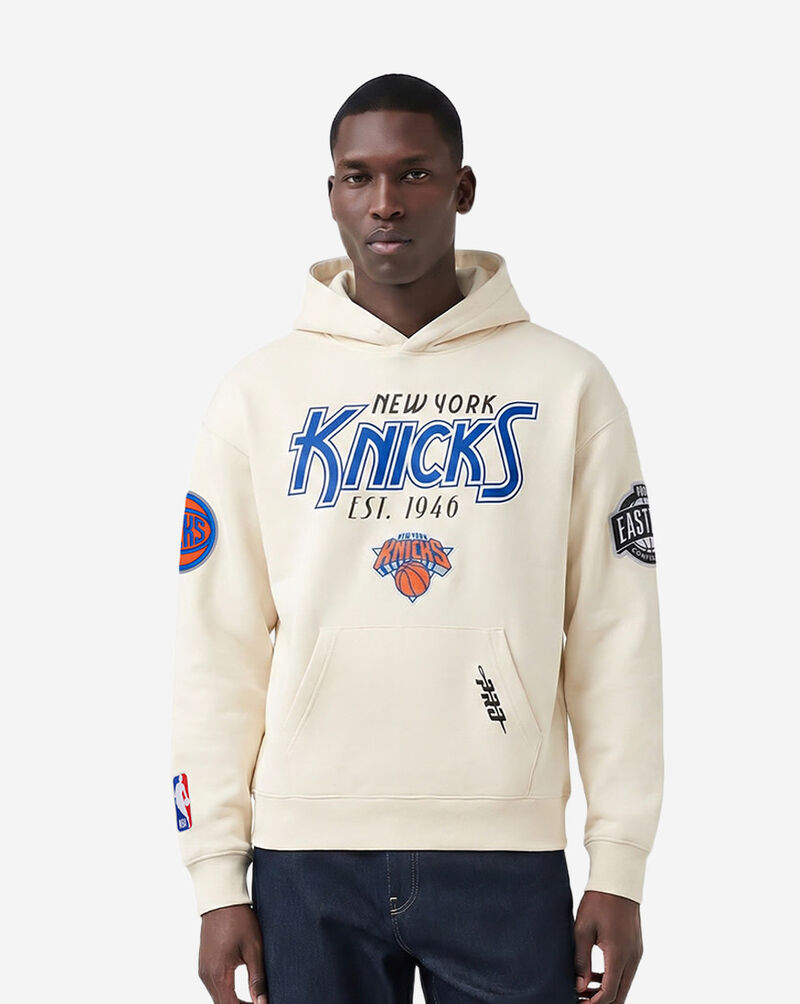 PRO STANDARD New York Knicks Paradise Pullover Hoodie BNK5516947-EGG cream 1