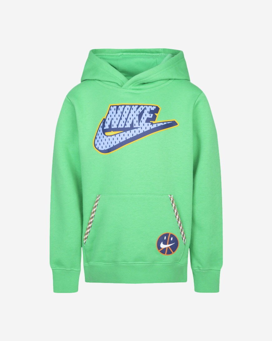Boys green nike hoodie hotsell