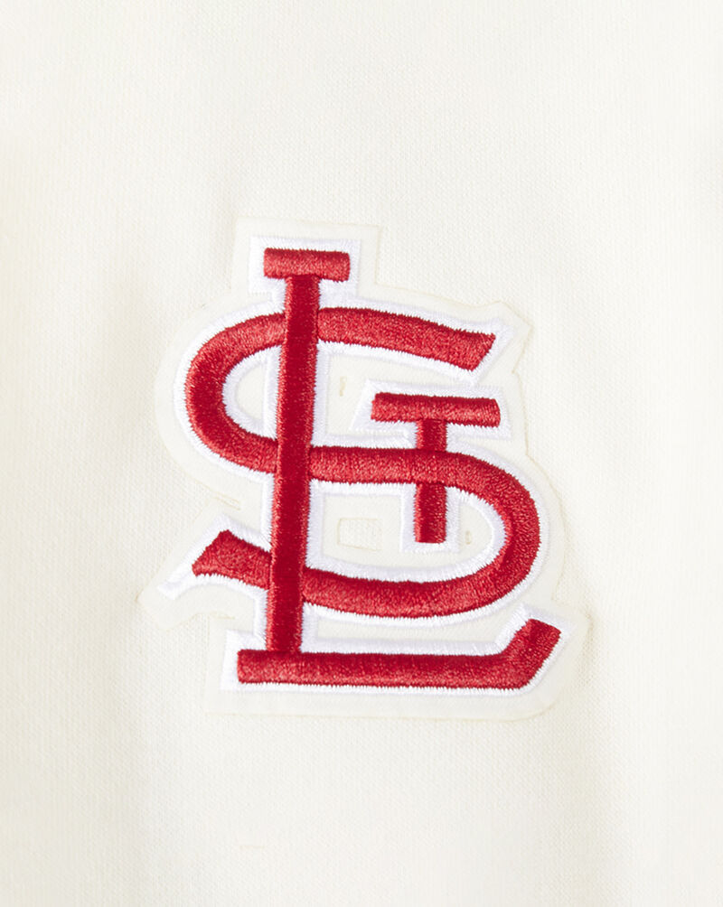 PRO STANDARD Big Girls' St. Louis Cardinals Retro Classic Rib Fleece Crewneck LSCBC315120-EUN cream 4