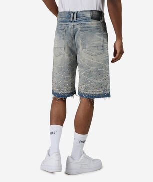 Smiley Doodle Denim Short