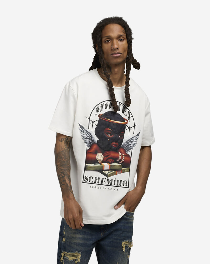 STREETZ IS WATCHIN Money Scheming Tee SIW517104-OFFWT White 1