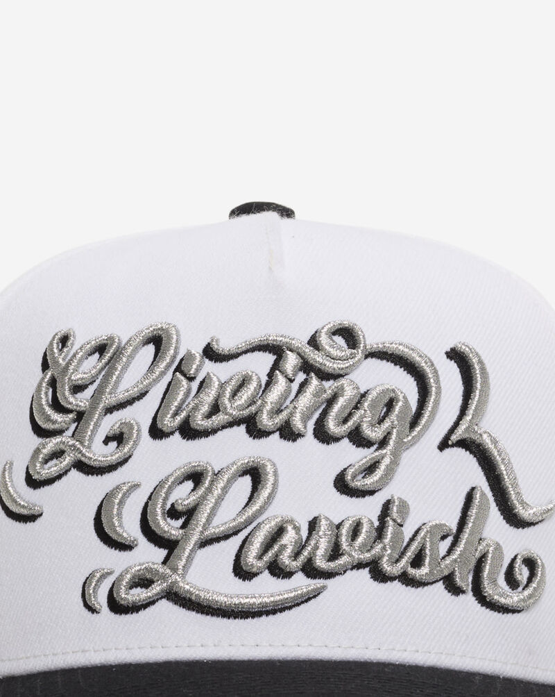 Field Grade Living Lavish Full Wool Acrylic Trucker Hat 1006398 White 2