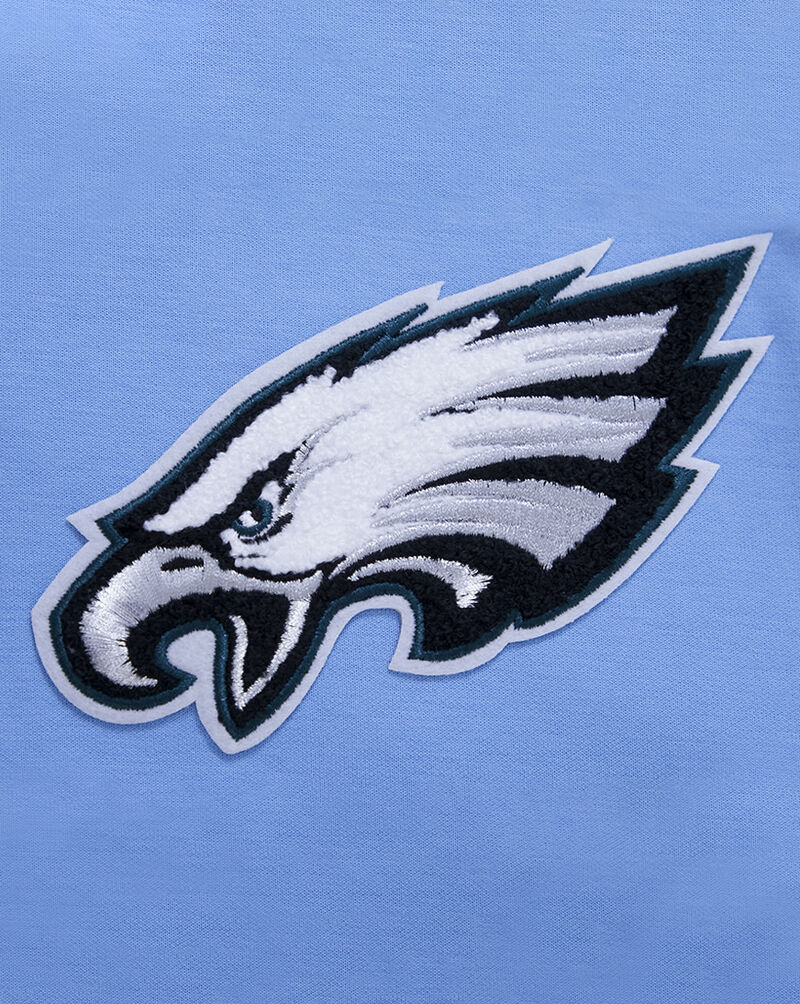 PRO STANDARD Philadelphia Eagles Classic Chenille Double Knit Pull Over Hoodie FPE5410199-UNI Blue 2