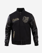 Black and Gold Baltimore Orioles Varsity Jacket