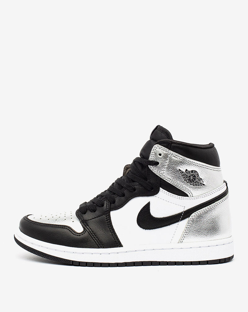 silver toe women's jordan 1