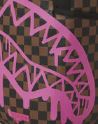 Sprayground Pink Check Drip Backpack B5077 Brown 6
