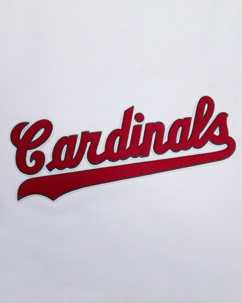 PRO STANDARD St. Louis Cardinals Short Sleeve Classic Chenille Double Knit Tee LSC131938-WHT White 4