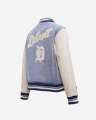 Detroit Tigers Varsity Blue Denim Jacket