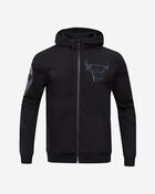 PRO STANDARD Chicago Bulls Triple Black Double Knit Full-Zip Hoodie BCB553441-BLK Black 1