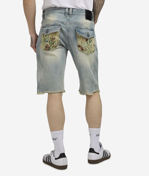 Tapestry Patch Shorts 