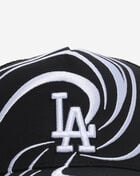 Mitchell  Ness Los Angeles Dodgers Pro Pinch Swirl Snapback Hat HT19256-LADBLCK Black 2