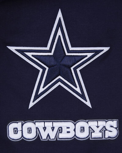 Dallas Cowboys Classic Chenille Double Knit Full-Zip Hoodie