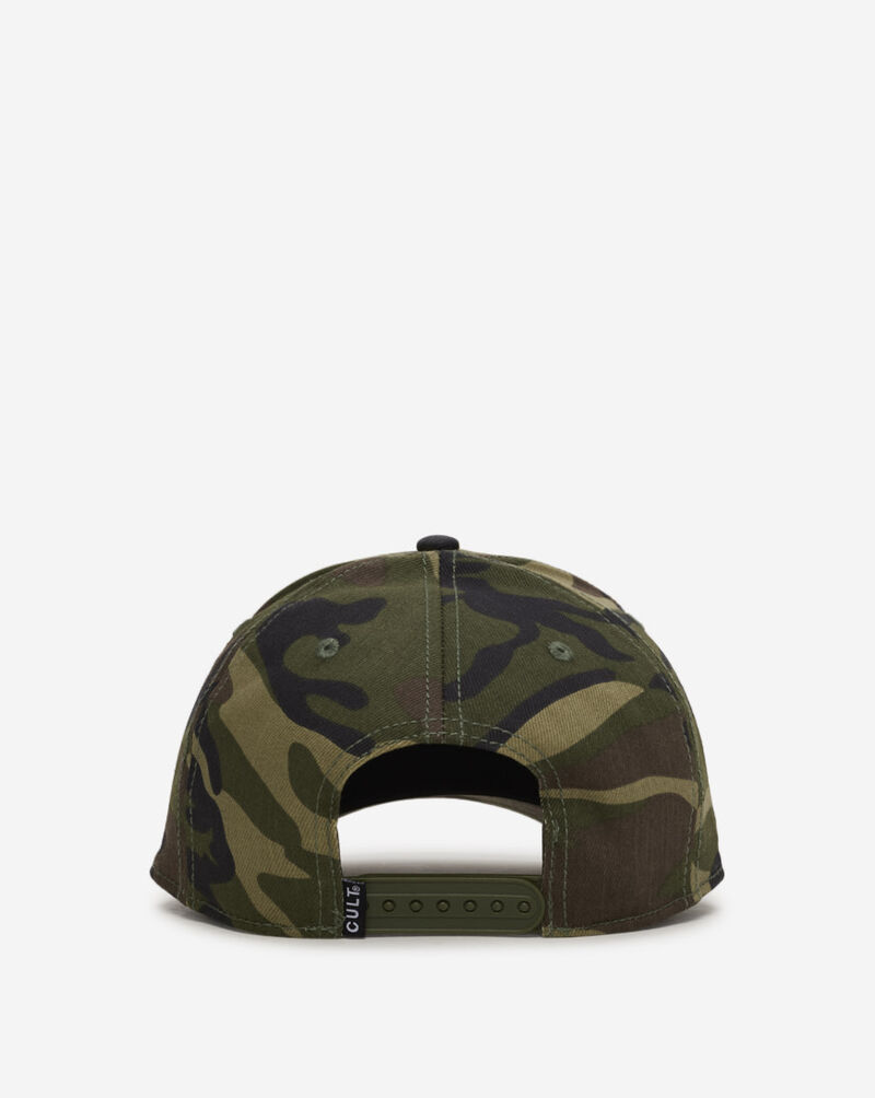 Cult of Individuality Crystal Cult Script Logo Hat 625AC-CH62B Camo 3