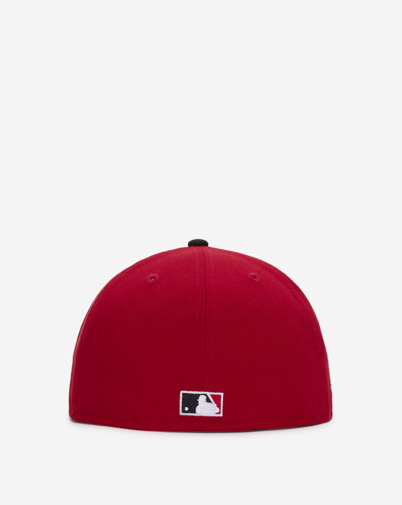 New Era 59Fifty Atlanta Braves Fire Red Fitted Hat 70946528 Red 3