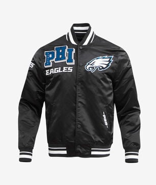 Philadelphia Eagles Mash Up Rib Satin Jacket