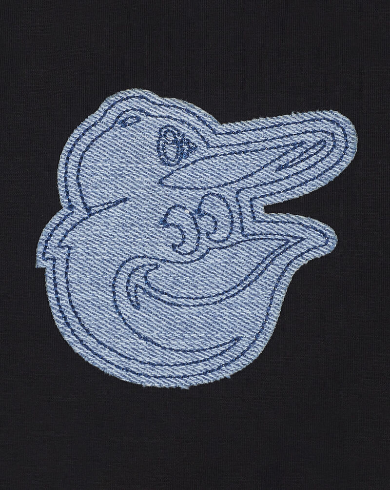 PRO STANDARD Baltimore Orioles Varsity Blues Boxy Tee LBOA39082-BLK Black 2