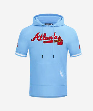 Atlanta Braves Classic Chenille Double Knit Pull Over Hoodie