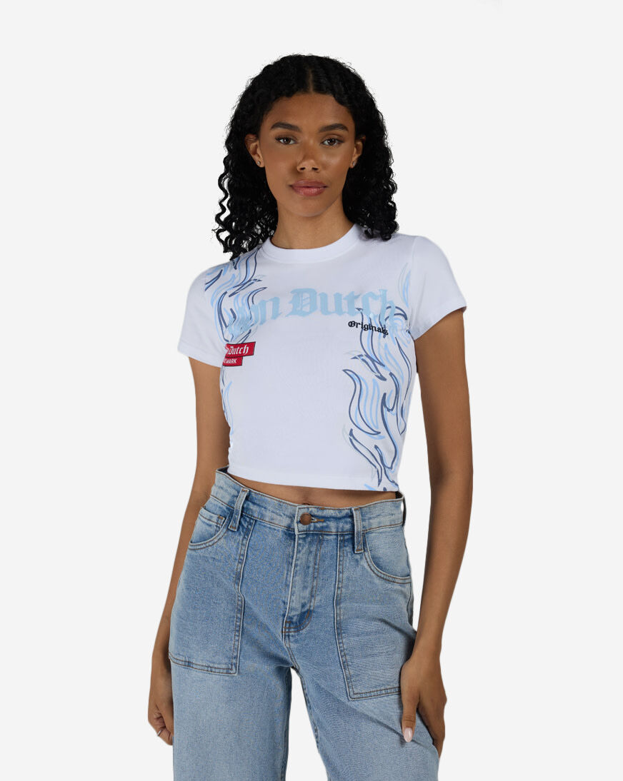 Shop Von Dutch Gel Baby Tee VND9E0312SN white | SNIPES USA