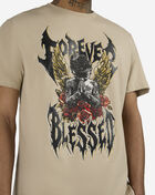 Mister Tee Gloss Forever Blessed Tee MTUS521-US-03872 Beige 3