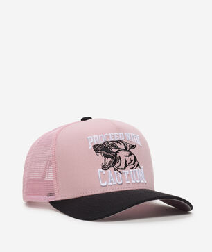 Proceed With Caution Twill Mesh Trucker Hat