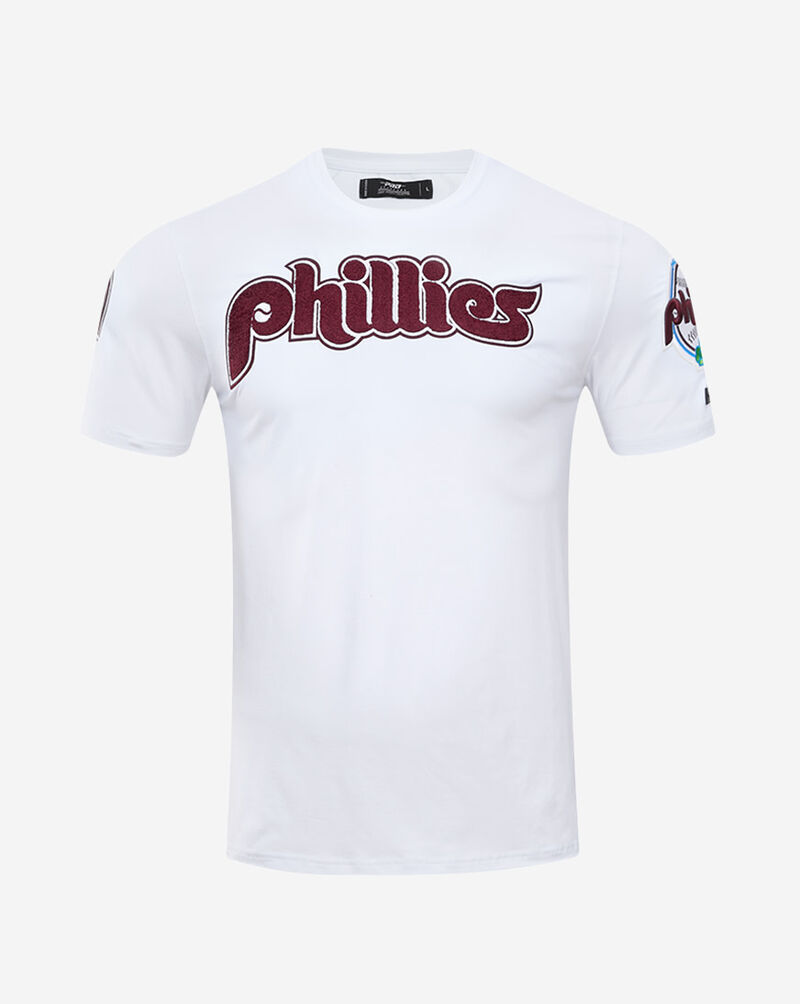 PRO STANDARD Philadelphia Phillies Short Sleeve Classic Chenille Tee  LPH131611-WHT White 1