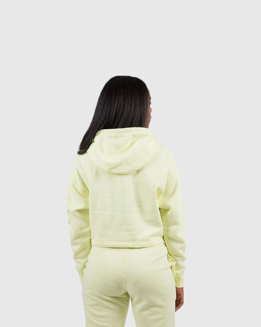 nike cropped fleece hoodie