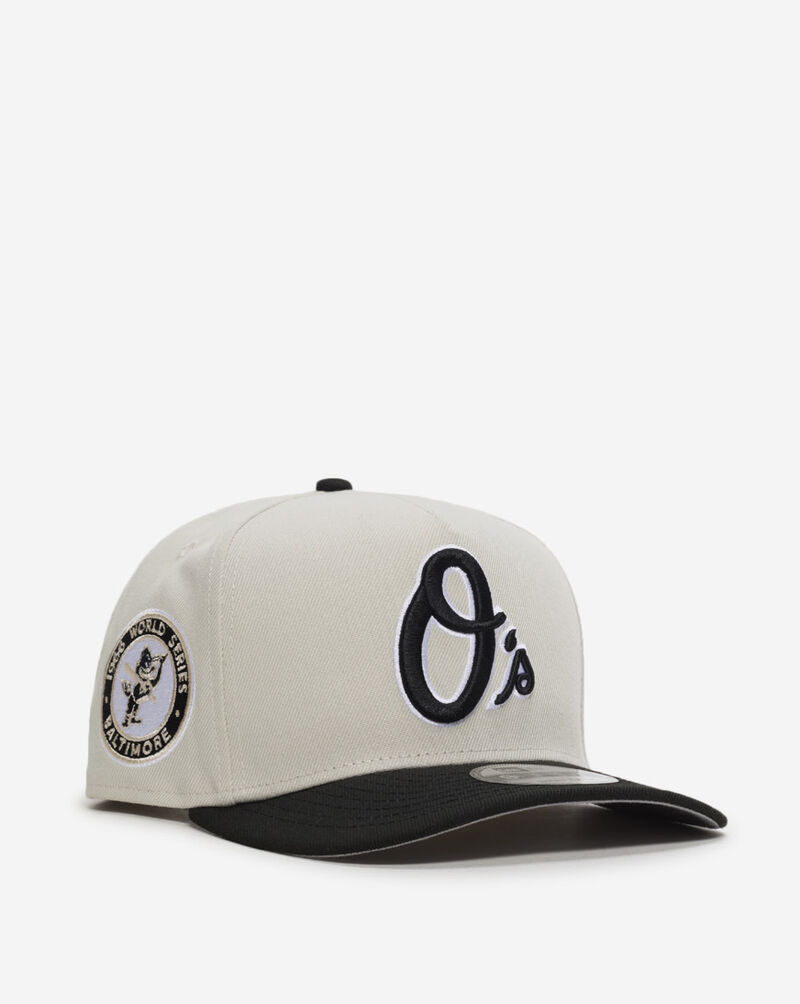 New Era 9Fifty Baltimore Orioles A-Frame Snapback Hat 71012990 Grey 1
