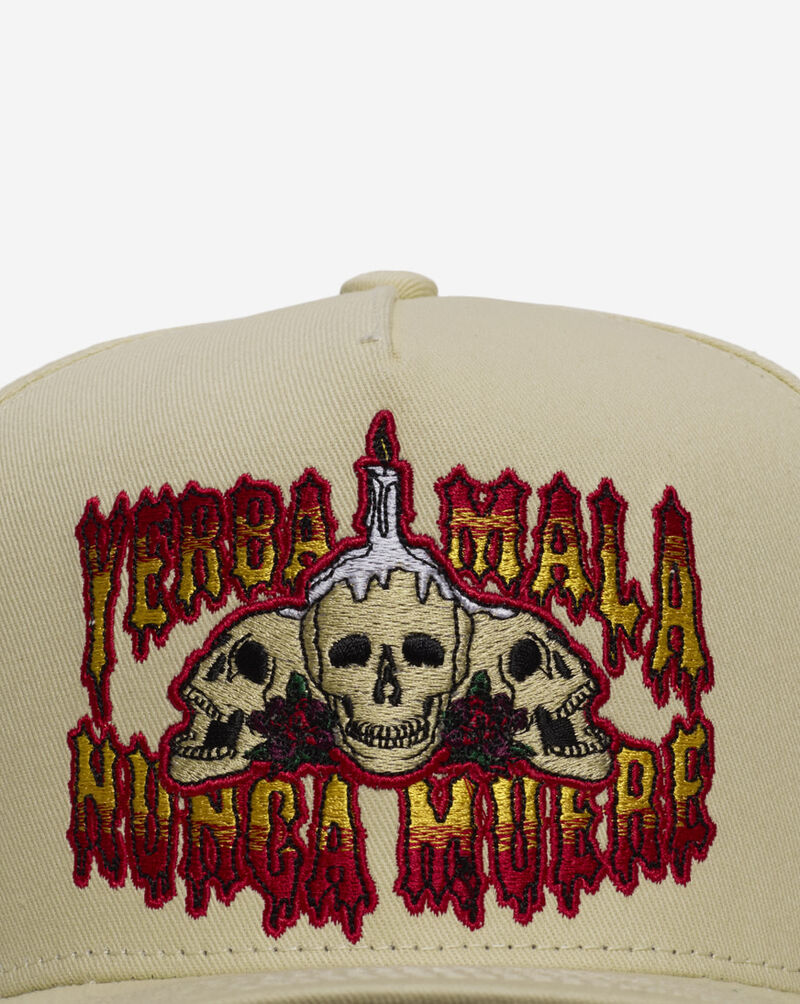 Field Grade Yerba Mala Flames Twill Trucker Hat 1005205 cream 2