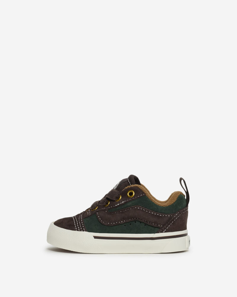 Vans Toddler Knu Skool Elastic Lace Suede VN000EFBBGS1 Brown 1
