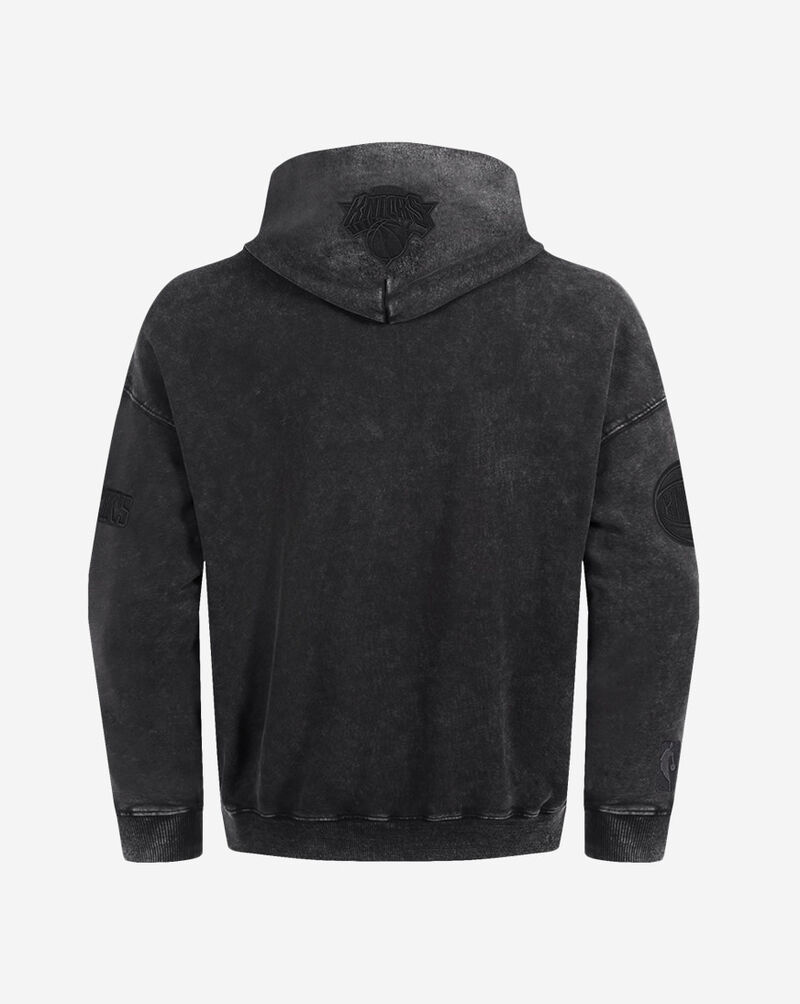 PRO STANDARD New York Knicks Washed Classic Enzyme Wash Drop Shoulder Hoodie BNK5516313-WBK Black 3
