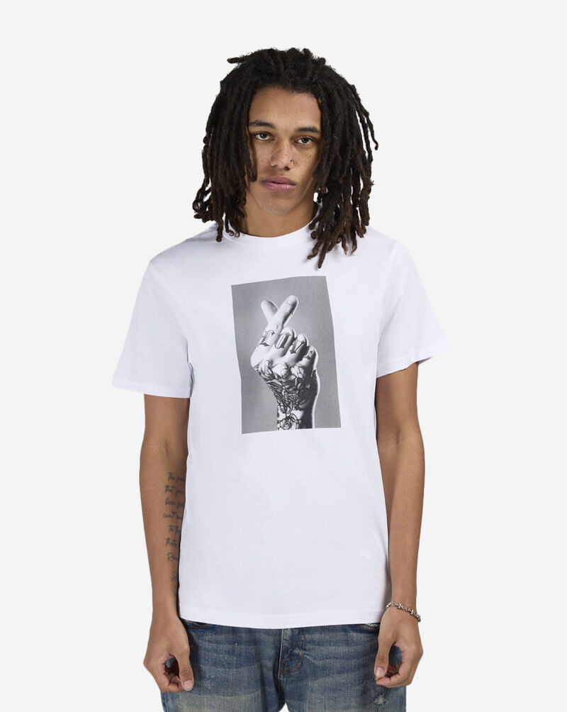 Mister Tee Love Hand Sign Tee MTUS472-US-00220 White 1