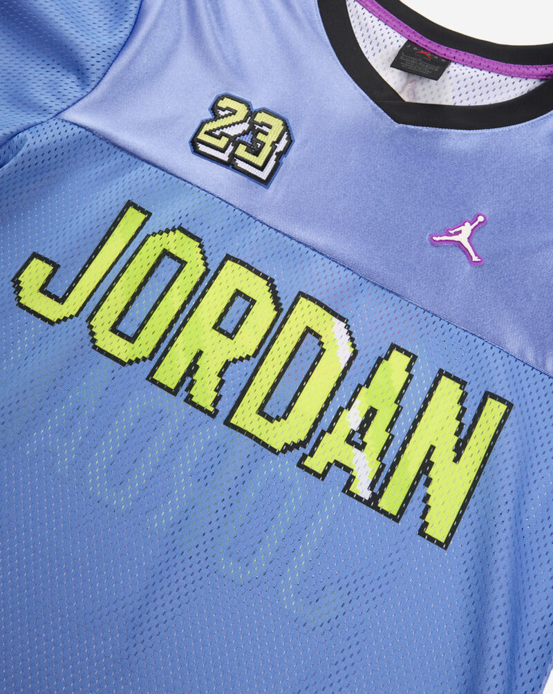 Jordan Big Kids' Customized Air Soccer Jersey 95D943-U8H Blue 2