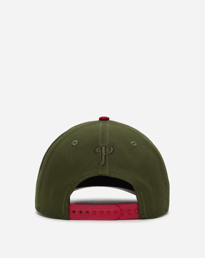 New Era 9Forty A-Frame Philadelphia Phillies City Feat Snapback Hat 60640966 Green 3