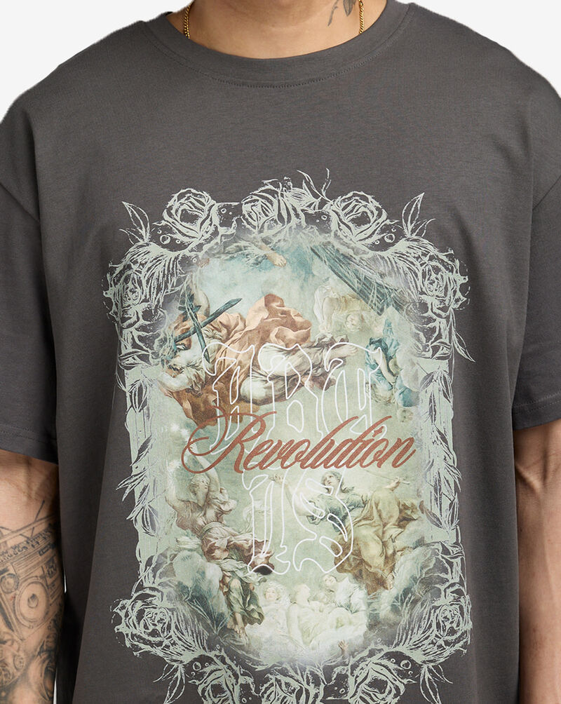 MJ Gonzales Art Is Revolution Tee MJG12127-03516 Grey 3