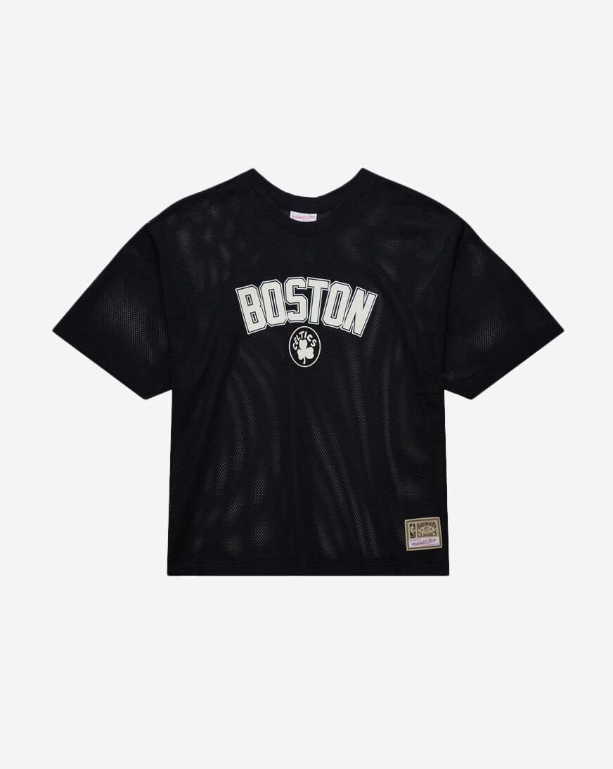 Shop Mitchell Ness Boston Celtics Mesh Jersey TP8486-BCEBLCK