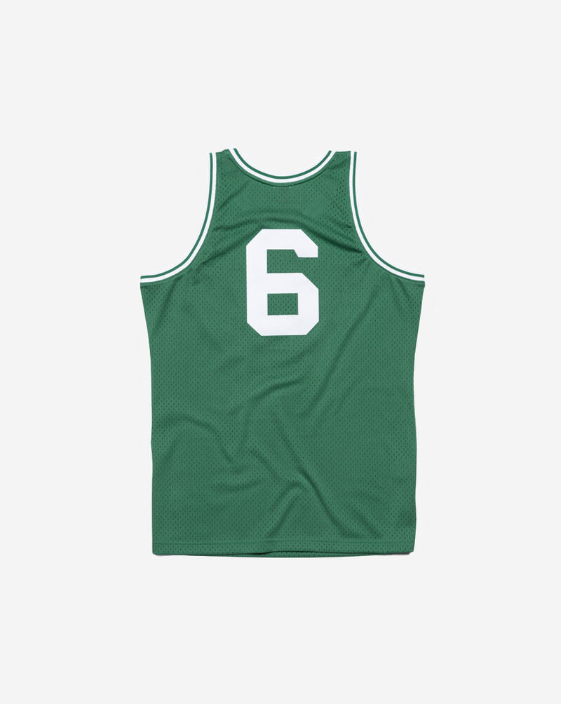 Shop Mitchell & Ness Boston Celtics 62 Bill Russell NBA Swingman Road ...