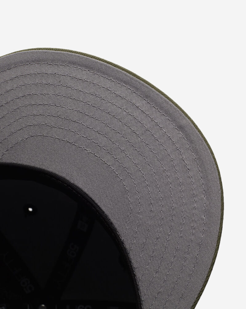 New Era 59Fifty Los Angeles Dodgers Green Bark Fitted Hat 70948475 Black 4