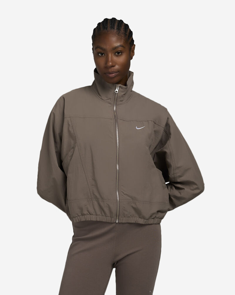 Nike Woven Full Zip Jacket HJ0999-233 Brown 1