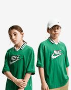 Nike Big Kids' NSW Short-Sleeve Jersey IQ0435-365 Green 3