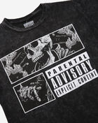 Graphic Tees Skeleton Parental Advisory Tee PAE1310YB Black 2