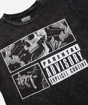 Skeleton Parental Advisory Tee