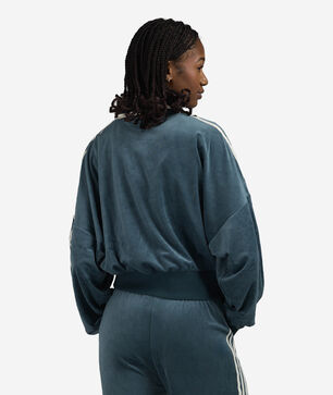 Liberty London Debossed Velvet Sweatshirt